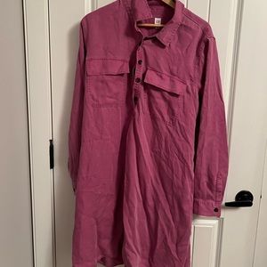 Pink demin dress by Gap